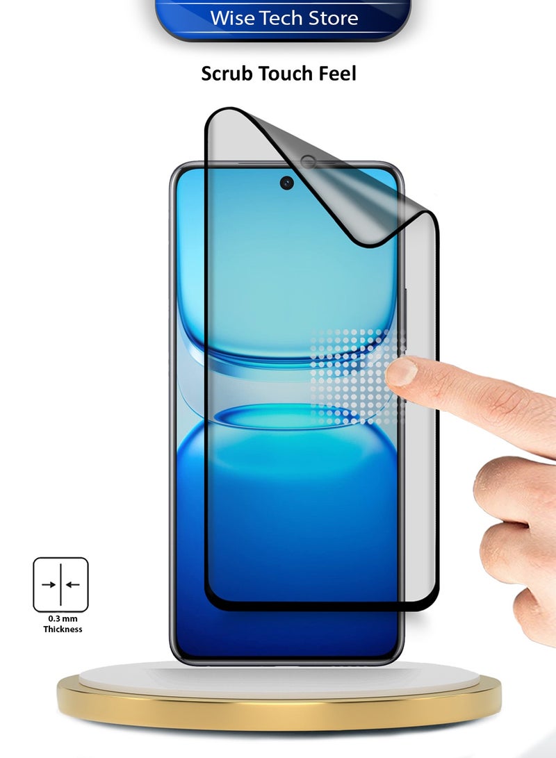 دبليو تيك واقي شاشة فليكسبل كامل من السيراميك النانوي المميز لهاتف vivo iQOO Z10 / vivo iQOO Neo 10 5G 2025 بالغطاء الكامل والغراء الكامل - شفاف/أسود (MSCNMN) - Image 4